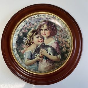 Bradford Exchange Collectors Plate: Never Far Apart - My Sister, My Friend.